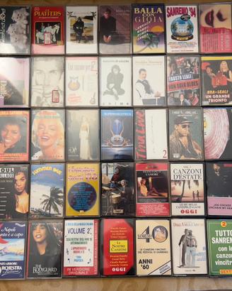 Lotto musicasette originali anni 80’ e 90’