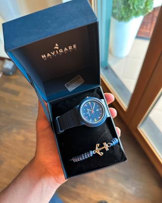 OROLOGIO NAVIGARE + BRACCIALE
