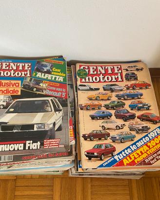 Riviste Vintage Gente Motori Anni '70/'80