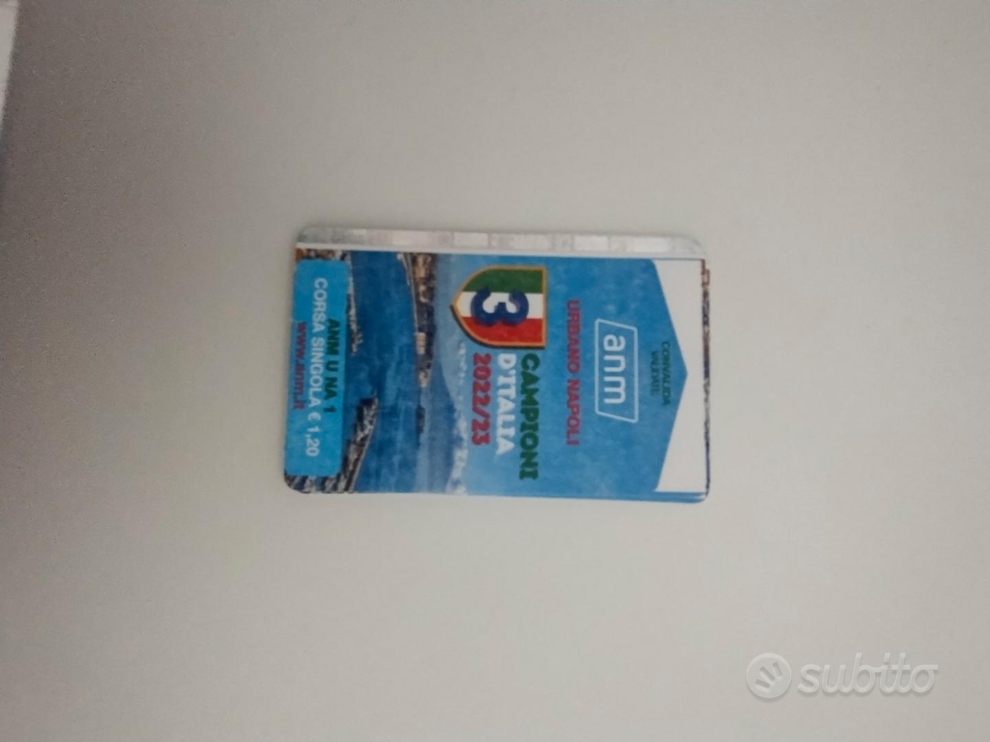 Biglietto pullman scudetto napoli Collezionismo In
