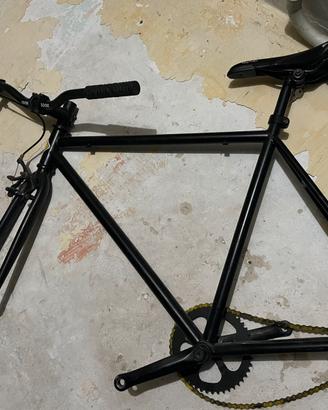 Bicicletta acciaio single speed