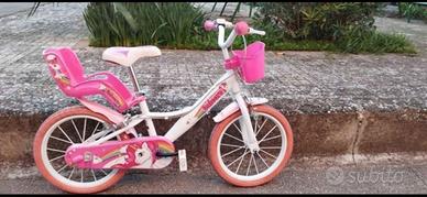 Bici femminile bambini 16" unicorno