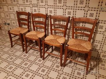Tavolo in Legno di Olmo + 4 sedie