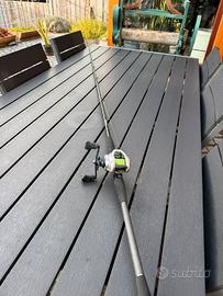 Shimano Tranx A 401 + Rodfather 2,40 m, 80–330 g
