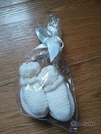 Scarpine neonato fatte a mano