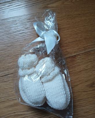 Scarpine neonato fatte a mano