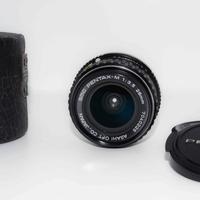 Pentax-M SMC 28 mm f 3.5, Pentax K, tappi,custodia