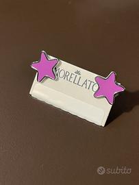 Orecchini Morellato stella viola e acciaio