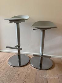 Sgabelli Ikea Janinge regolabili grigi n.2