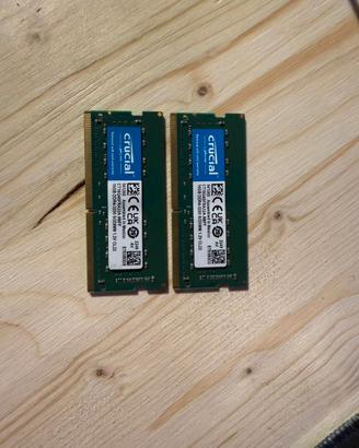 2 x 16gb ram sodimm ddr4 3200hz
