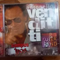 Doppip cd Antonello Venditti Campus Live+poster