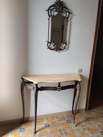 consolle con specchio