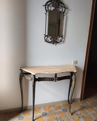 consolle con specchio