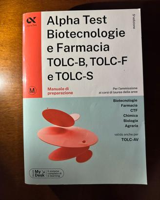 Alpha Test Biotecnologie e Farmacia