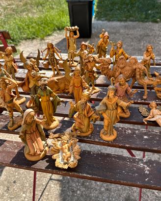 Raro Presepe Fontanini anni ‘60 MARCHIO RAGNETTO