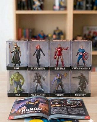 Lotto 8 Statuette Marvel Movie Nuove con Fascicolo