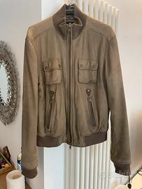 Bomber  uomo Folk Studio foderato vera pelle