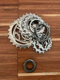 Pacco pignoni campagnolo record 10v titanium