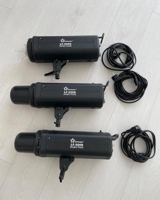 set 3 flash LinkStar Studioflitser LF-500D
Digital