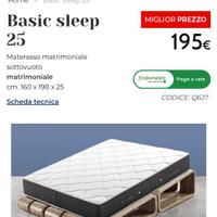Materasso BASIC sleep 25