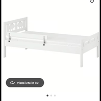 2 Lettini per bambini 70X160 con materasso