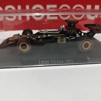 Modellino di Lotus 72D Ford del 1972 in scala 1/43