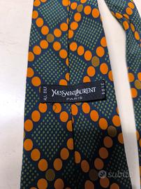 cravatta vintage Yves Saint Laurent 