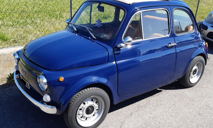Fiat 500 R epoca con CRS ASI
