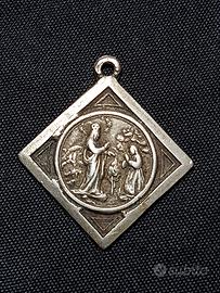 Medaglietta religiosa ricordo di caravaggio