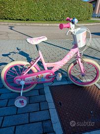 bicicletta bimba raggio 16- con rotelline