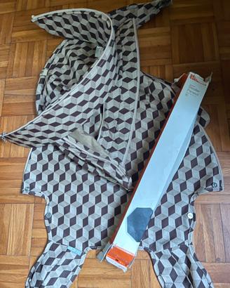 Kit estivo stokke con ombrello blu nave