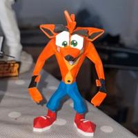Crash bandicoot Low Poly  in stampa 3D alto 10 cm 