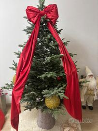 Fiocco in velluto rosso