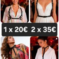 Pettorina harness cinghia imbracatura body gothic 