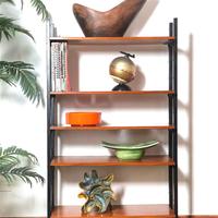 Mobiletto / Libreria 5 ripiani vintage anni 60 -