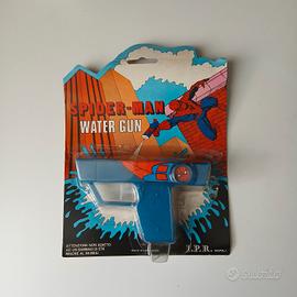 spiderman water gun pistola ad acqua 1978 blister