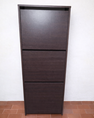 Scarpiera salvaspazio 49×28×132 cm – 3 ribalte