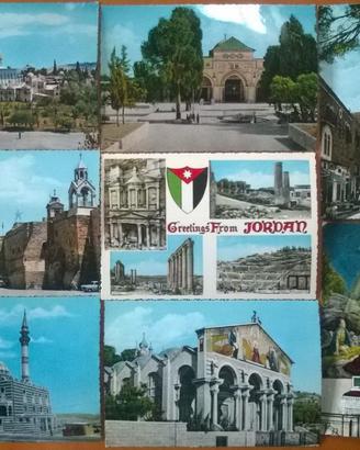 Jordan / Giordania Lotto di 68 cartoline a colori
