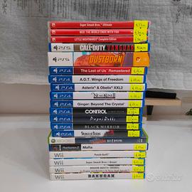 Giochi PS2, PS4, PS5, Switch, Wii