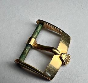 Rolex fibbia ardiglione oro 18kt 16mm