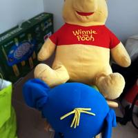 Peluche gigante di Winnie the Pooh ed Elefante