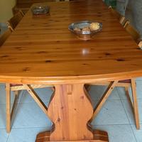 tavolo in vero legno