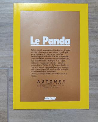fiat panda 30/45/4x4 depliant edizione 3/84 ita