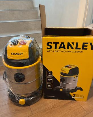 Aspiratore STANLEY solidi e liquidi (1600W , 30l)