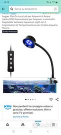 lampada a led per acquario marino 