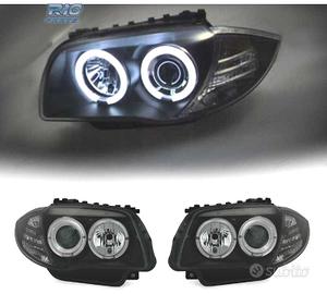 FARI BMW E81 E87 E82 E88 ANGEL EYES SFONDO NERO