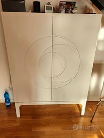 Armadio mobile Ikea Sjovik  col. bianco