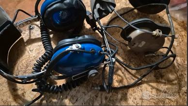 cuffie aeronautiche vintage 