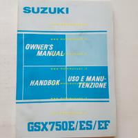 Suzuki GSX 750 E-ES-EF 1983-4 manuale uso ITALIANO