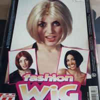 Parrucca caschetto liscio rosso